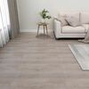 vidaXL Planches de sol 55 pcs Taupe 5,11 m&sup2; PVC