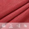 vidaXL Voile d'ombrage 160 g/m&sup2; Rouge 2x2,5 m PEHD