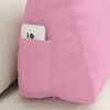 vidaXL Coussin de Dos Rose 60 x 20 x 50 cm tissu