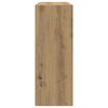 vidaXL Table console ch&ecirc;ne artisanal 105x30x80 cm bois d'ing&eacute;nierie