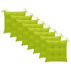vidaXL Chaises pliables de jardin lot de 8 avec coussins Bois d'acacia