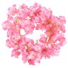 vidaXL Guirlandes de fleurs 6 pcs rose fonc&eacute; 180 cm