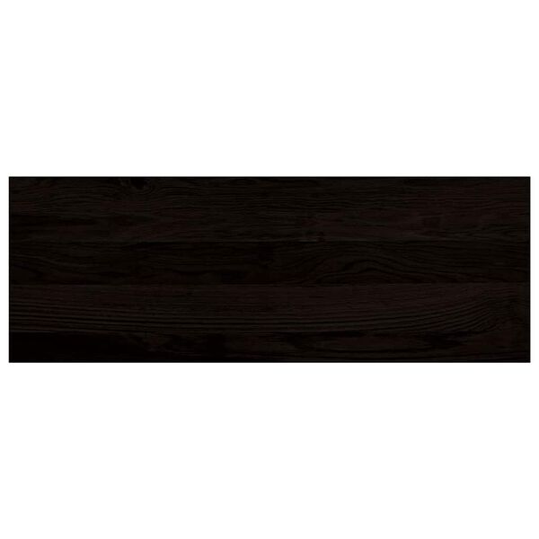 vidaXL Marches d'escalier 2 pcs marron fonc&eacute; 70x30x2 cm ch&ecirc;ne massif