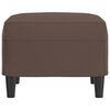 vidaXL Repose-pied Marron 60x50x41 cm Similicuir