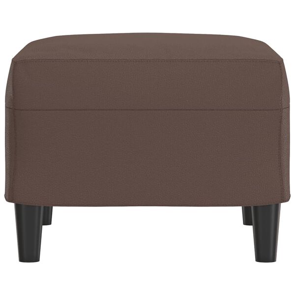 vidaXL Repose-pied Marron 60x50x41 cm Similicuir