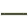 vidaXL &Eacute;tag&egrave;re flottante 2 pcs Vert olive 40 x 9 x 2,5 cm Acier
