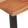 vidaXL Table basse 110x55x40 cm bois massif d'acacia