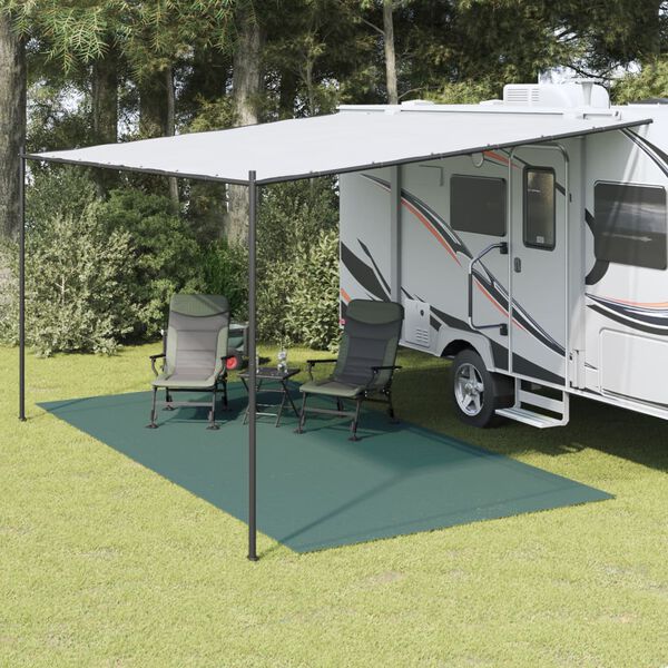 vidaXL Tapis de tente vert 5x2,5 m