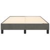 vidaXL Cadre de lit gris fonc&eacute; 120x200 cm velours