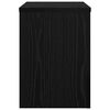 vidaXL Support de Plante 2 pcs Ch&ecirc;ne noir 25 x 25 x 35 cm