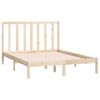 vidaXL Cadre de lit sans matelas 135x190 cm bois de pin massif