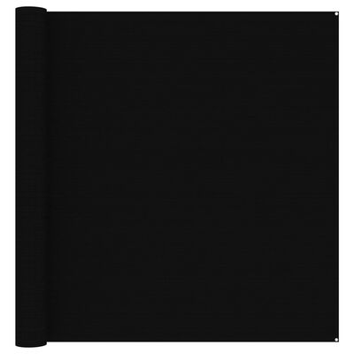 vidaXL Tapis de tente 300x400 cm Noir