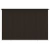 vidaXL Store roulant d'ext&eacute;rieur 355 (l) x 230 (H) cm marron HDPE