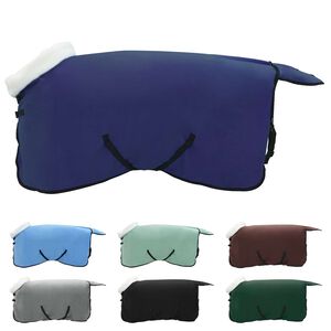 vidaXL Couverture &Eacute;quine Bleu marine 85 cm Fleece polaire
