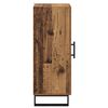 vidaXL Buffet Bois Ancien 34,5 x 34 x 90 cm Bois d'ing&eacute;nierie et fer