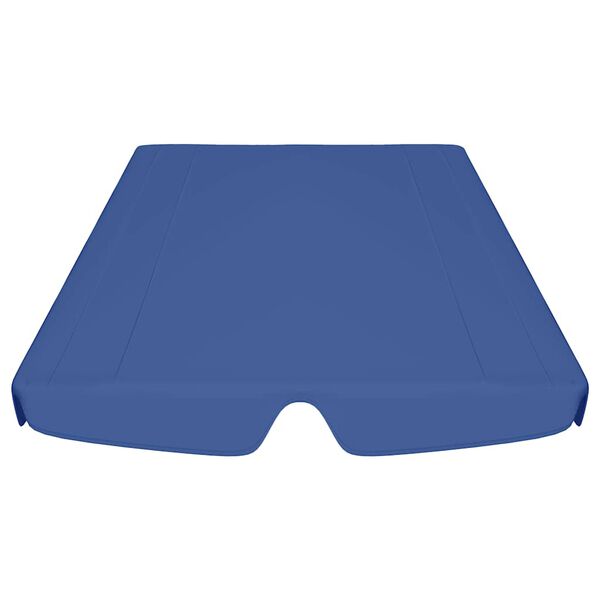 vidaXL Toit de rechange de balan&ccedil;oire bleu 188/168x145/110 cm