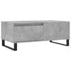 vidaXL Table basse Gris b&eacute;ton 90x50x36,5 cm Bois d'ing&eacute;nierie