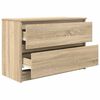 vidaXL Meuble TV ch&ecirc;ne sonoma 80x35x54 cm bois d'ing&eacute;nierie