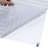 vidaXL Films pour fen&ecirc;tre 2 pcs d&eacute;poli motif &agrave; rayures PVC