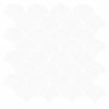 vidaXL Carreau &eacute;cailles de poisson 20 pcs Blanc 30 x 30 cm