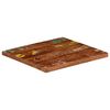 vidaXL Dessus de table 60x60x3,8 cm carr&eacute; bois massif de r&eacute;cup&eacute;ration
