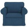 vidaXL Canap&eacute; Bleu Dimensions globales: 95 x 82 x 80 cm (l x P x H)