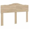 vidaXL Cadre de lit Sonoma 140 x 190 cm Bois de pin massif
