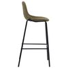 vidaXL Ensemble de bar 5 pcs Tissu Marron