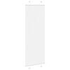 vidaXL Store pliss&eacute; blanc 70x200 cm largeur du tissu 69,4 cm polyester