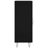 vidaXL Buffet Noir 34,5x34x90 cm Bois d'ing&eacute;nierie