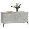 vidaXL Table basse Gris b&eacute;ton 90x44,5x45 cm Bois d'ing&eacute;nierie