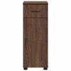 vidaXL Cabinet de salle de bain avec tiroir Ch&ecirc;ne brun 30 x 35 x 80 cm