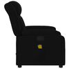 vidaXL Fauteuil de massage inclinable Noir Tissu
