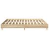vidaXL Cadre de lit sans matelas ch&ecirc;ne sonoma 160x200 cm