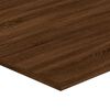 vidaXL &Eacute;tag&egrave;res murales 4pcs ch&ecirc;ne marron 100x50x1,5cm bois ing&eacute;nierie