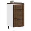 vidaXL Armoire de cuisine Lucca ch&ecirc;ne marron bois ing&eacute;nierie