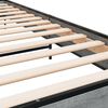 vidaXL Cadre de lit sans matelas sonoma gris 100x200 cm