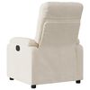 vidaXL Fauteuil inclinable beige tissu microfibre
