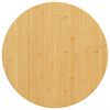 vidaXL Dessus de table &Oslash;60x2,5 cm bambou
