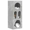 vidaXL Buffet Gris b&eacute;ton 40 x 35 x 100.5 cm Bois d'ing&eacute;nierie