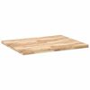 vidaXL Dessus de table rectangulaire 100x80x4 cm bois massif d'acacia