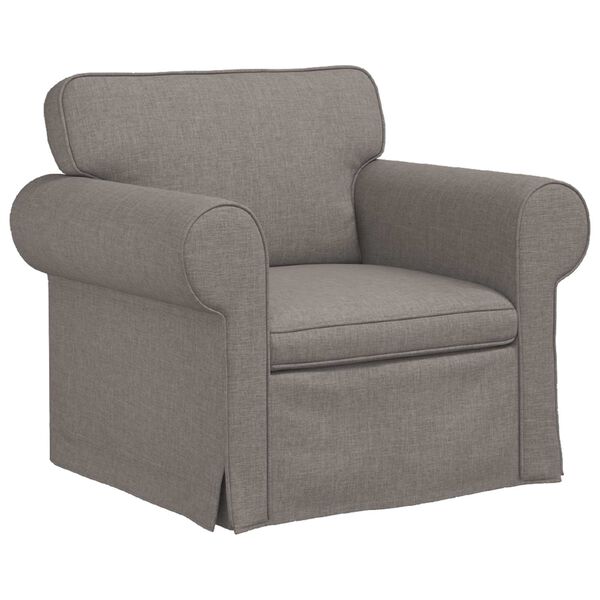 vidaXL Canap&eacute; Taupe Dimensions globales: 95 x 82 x 80 cm (l x P x H)
