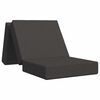 vidaXL Canap&eacute;-lit pliable 90 x 67 x 45 cm Gris fonc&eacute;