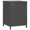 vidaXL Table de chevet Anthracite 35x35x51 cm Acier