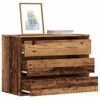 vidaXL Commode d'angle vieux bois 80x41x58 cm bois d'ingénierie