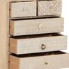 vidaXL Commode 55x30x76 cm bois massif de manguier et fer