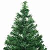 vidaXL Arbre de No&euml;l artificiel pr&eacute;-&eacute;clair&eacute;/boules 120 cm 230 branches