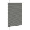 vidaXL Store pliss&eacute; anthracite 95x150 cm largeur du tissu 94,4 cm