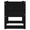 vidaXL Jardini&egrave;res 2 pcs Noir 40x40x52,5 cm Bois massif de pin