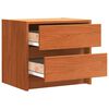 vidaXL Table de chevet blanc 40x31x35,5 cm bois de pin massif